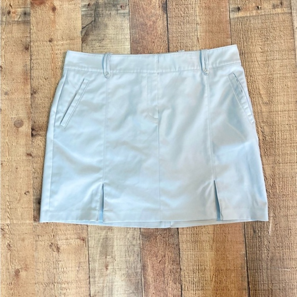 IZOD Golf Womens Light Blue Performance‎ Skort Size 12 Activewear Mini Skirt